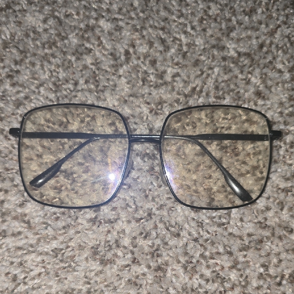 Square Black Frame Glasses